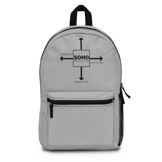 Soho Square Backpack (Light Gray)