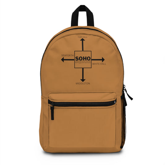 Soho Square Backpack (Light Brown)