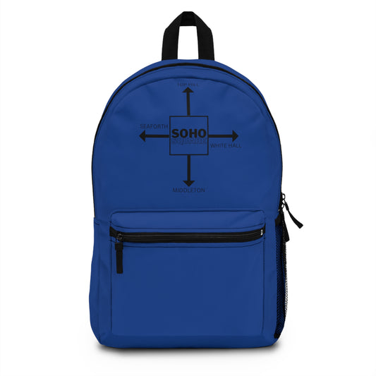 Soho Square Backpack (Dark Blue)